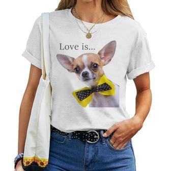 Chihuahua Hund Mama Papa Liebe Haustier Welpen Chiuauaha T Raglan T-shirt Frauen - Geschenkecke