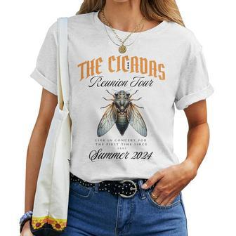 Cicada 2024 Comeback Tour Reunion Of Cicadas Women Women T-shirt - Monsterry