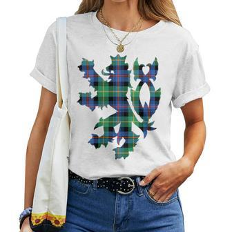 Clan Farquharson Tartan Scottish Family Name Scotland Pride Women T-shirt | Seseable CA