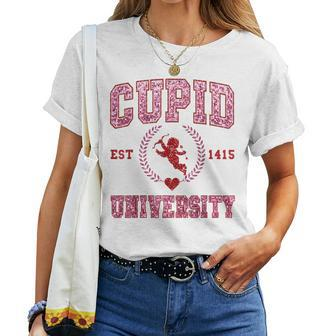 Cupid University Est 1415 Valentine Couple Boys Girls Women T-shirt - Monsterry AU