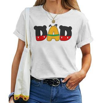 Dad And Mom Birthday Girl Mouse Family Matching Women T-shirt - Monsterry