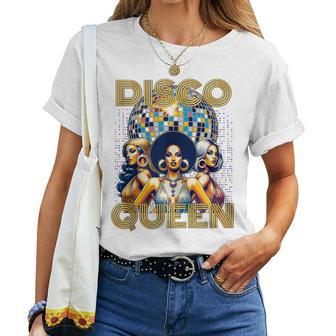 Disco Queen 70'S Retro Vintage Costume Disco Women T-shirt - Monsterry CA