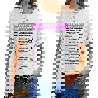 Enterrement De Vie De Jeune Fille Evjf Liste Jeux Humour T-shirt femme - Cadeauxyz