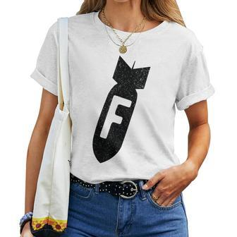 F Bomb Cursing For Swearing Mom And Dad Women T-shirt - Monsterry