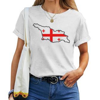 Georgien Flagge Frauen Georgian Flag Kinder Männer Georgien T-shirt Frauen - Geschenkecke