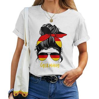 German Girl Germany Girl Dutch Woman Flag Women T-shirt - Monsterry AU