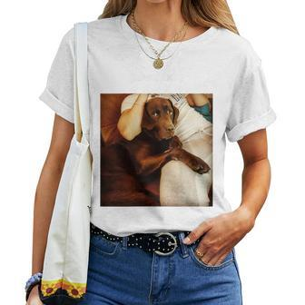 Good Boy Labrador Golden Retriever Dog Saying Lab Women T-shirt - Monsterry