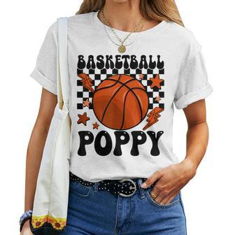 Groovy Basketball Poppy Ball Poppy Pride Women T-shirt - Monsterry UK