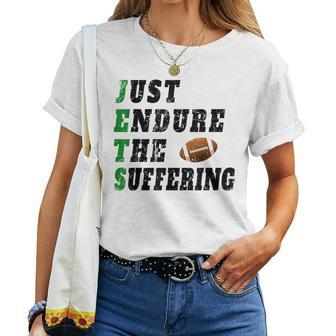 Jets Just Endure The Suffering For Women Women T-shirt - Monsterry CA