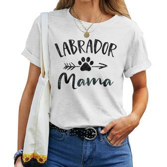 Labrador Mama Lab Retriever Lover Pet Owner Dog Mom Women T-shirt - Monsterry DE