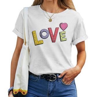 Love Überall Sogar Auf Liebe Süß Mama Papa Raglan T-shirt Frauen - Geschenkecke