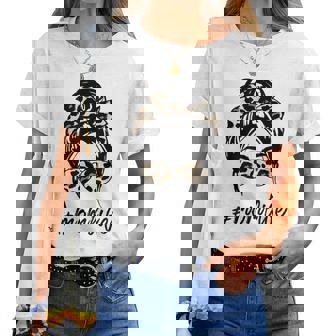 Mom Life Pour Motif Léopard T-shirt femme - Cadeauxyz