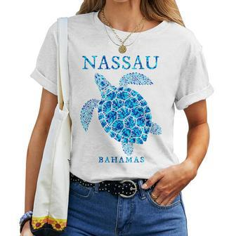Nassau Bahamas Sea Turtle Boys Girls Toddler Souvenir Women T-shirt - Seseable