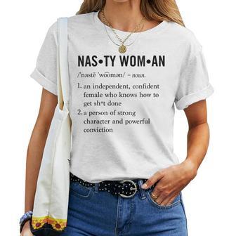 Nasty Woman Dictionary Definition Cute Feminist Women T-shirt - Monsterry UK