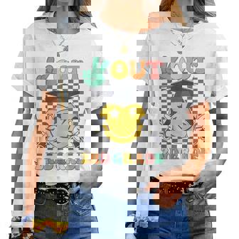 Peace Out 2Nd Grade Graduation Last Day School Second Grade Women T-shirt | Mazezy