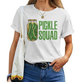 Pickle Squad Pickles Food Team Pickles Love Pickles Women T-shirt - Monsterry CA