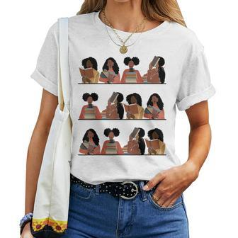 Pretty And Educated Black Read African American Bhm Women T-shirt - Seseable