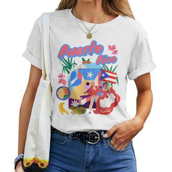 Puerto Rican Outfit Idea For & Puerto Rico Flag Women T-shirt - Seseable