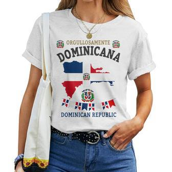 Republica Dominicana For & Hispanic Dominican Flag Women T-shirt - Seseable