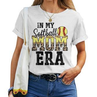Retro In My Softball Mom Era Women T-shirt - Monsterry