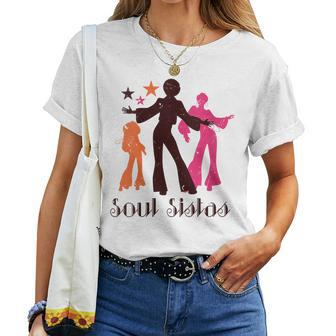 Sisters Funk Vintage 70S Costume Lover Rare Soul Music Women T-shirt - Monsterry CA