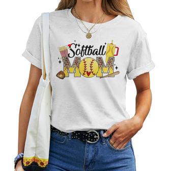 Softball Mom Game Day Vibes Softball Mama Women T-shirt - Monsterry UK