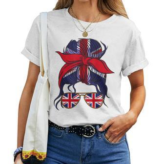 Union Jack Flag Bandana Woman Sunglasses Women T-shirt - Monsterry AU