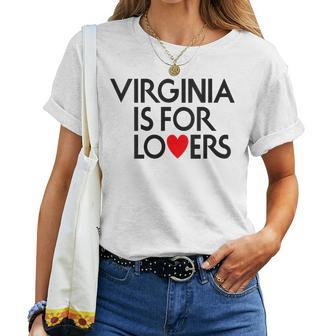 Vintage Virginia Is For The Lovers For Men Women Women T-shirt - Seseable