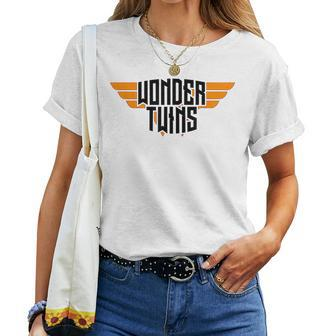 Wonder Twins Matching Brother Sister Siblings Women T-shirt - Monsterry