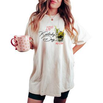 150Th Derby Day 2024 May Horse Racing Women's Oversized Comfort T-shirt - Monsterry