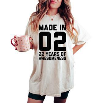 22Nd Birthday 22 Year Old Son Daughter Women's Oversized Comfort T-shirt - Monsterry