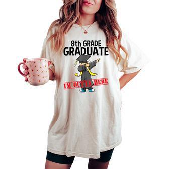 8Th Grade Graduation Dabbing Boy Party Idea Women's Oversized Comfort T-shirt - Monsterry CA