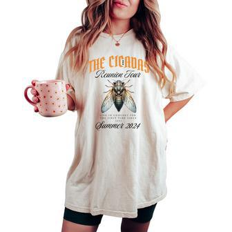 Cicada 2024 Comeback Tour Reunion Of Cicadas Women Women's Oversized Comfort T-shirt - Monsterry CA