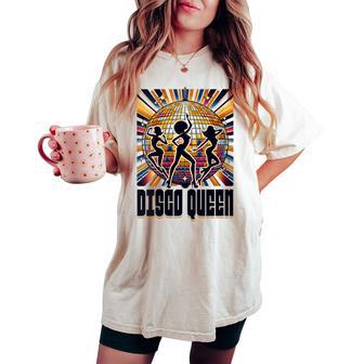 Disco Queen 70'S 80'S Retro Vintage Disco Women's Oversized Comfort T-shirt - Monsterry CA