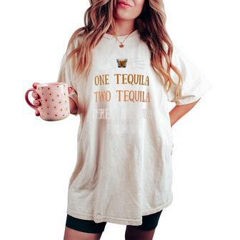 Drinking Tequila Alcohol Tequila Lover Drinkers Women's Oversized Comfort T-shirt - Monsterry DE