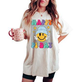Retro Pi Day 10000 Digits Pi Sign Math Teacher Kid Boy Women's Oversized Comfort T-shirt - Thegiftio UK