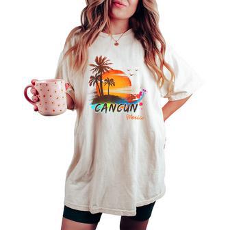 Summer Vacation Cancun Mexico Beach Kid Women's Oversized Comfort T-shirt - Monsterry AU