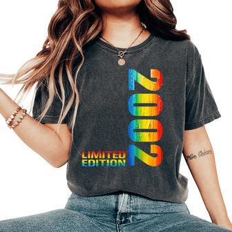 22Th Birthday 2002 Limited Edition 22 Man Woman Women's Oversized Comfort T-Shirt - Monsterry AU