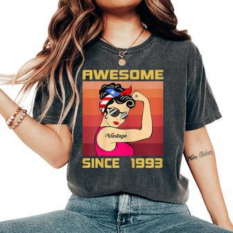 31 Years Old For Retro Vintage 1993 Awesome Since 1993 Women's Oversized Comfort T-Shirt - Monsterry UK