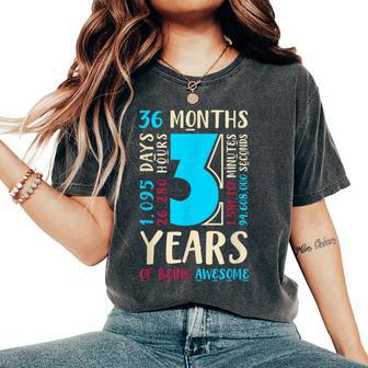 3Rd Birthday Son Daughter 3 Year Old Boys Girls Women's Oversized Comfort T-Shirt - Seseable