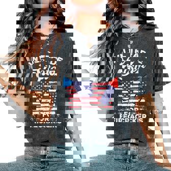 4Th July Will Trade Sister For Firecrackers Patriot Boys Kid Women's Oversized Comfort T-Shirt | Mazezy