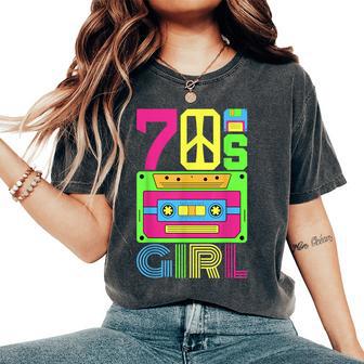 70S Girl 1970S Themed Party Seventies Costume 70S Outfit 70S Women's Oversized Comfort T-Shirt - Thegiftio UK