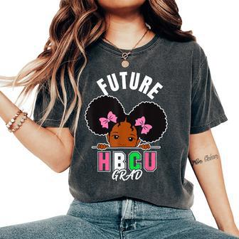 Afro Black Girl College Graduation Kid Women's Oversized Comfort T-Shirt | Mazezy