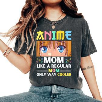 Anime Mom Like A Regular Mom Only Way Cooler Kawaii Women's Oversized Comfort T-Shirt - Monsterry DE