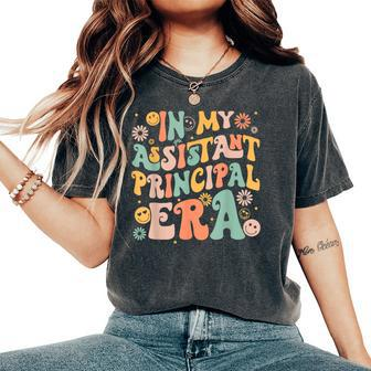 In My Assistant Principal Ap Era Groovy Ap Saying Women's Oversized Comfort T-Shirt - Monsterry CA