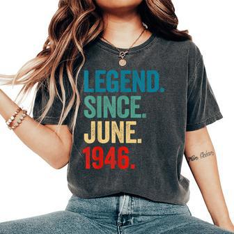 Awesome Since June 1946 Vintage 78Th Birthday Women Women's Oversized Comfort T-Shirt - Monsterry CA