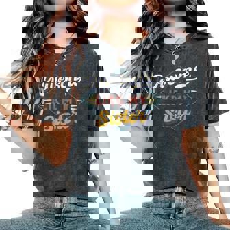 Awesome Like My Sister Brothers Sisters Siblings Joke Women's Oversized Comfort T-Shirt - Thegiftio