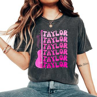 Birthday Taylor First Name Personalized Birthday Party Women's Oversized Comfort T-Shirt - Thegiftio UK