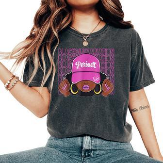 Black Girl Variation Hyper Violet 4S Matching Women's Oversized Comfort T-Shirt | Mazezy DE