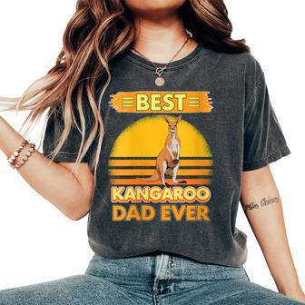 Boys Best Kangaroo Dad Ever Father's Day Kangaroo Women's Oversized Comfort T-Shirt - Monsterry AU